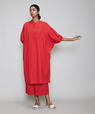 Red acra tunic dress 4