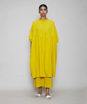 Yellow acra tunic dress 1