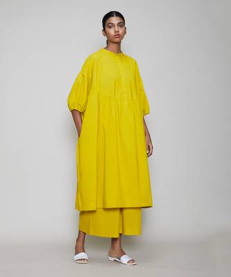 Yellow acra tunic dress 2
