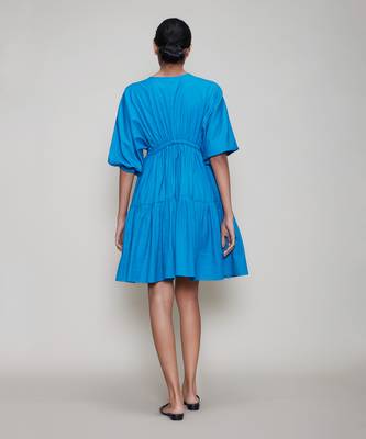 Blue new citra aakaar dress 3