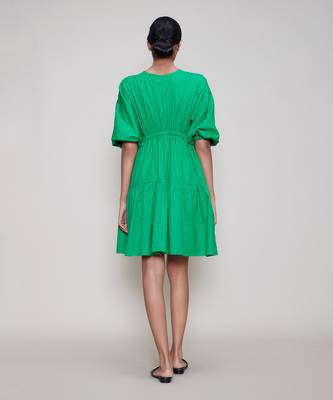 Green new citra aakaar dress 3
