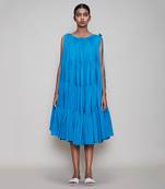 Blue new vena aakaar dress