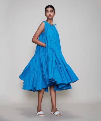 Blue new vena aakaar dress 3