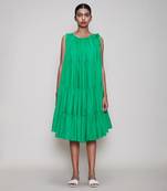 Green new vena aakaar dress