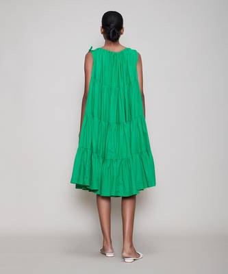 Green new vena aakaar dress 2