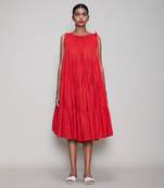 Red new vena aakaar dress