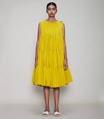 Yellow new vena aakaar dress