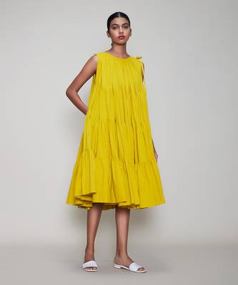 Yellow new vena aakaar dress 2