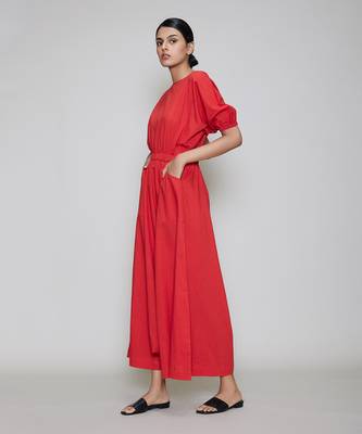 Red sphara jumpsuit 2