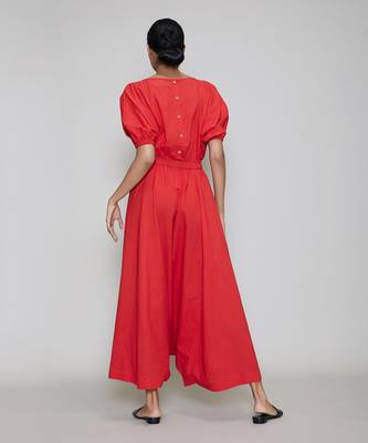 Red sphara jumpsuit 3
