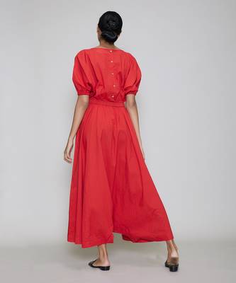 Red sphara jumpsuit 4