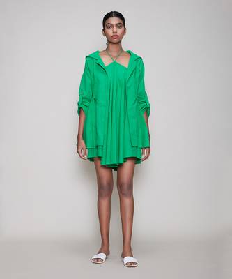 Green veza & jacket set 1