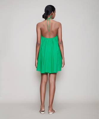 Green veza aakaar dress 2