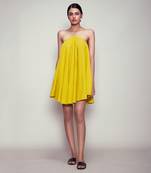Yellow veza aakaar dress