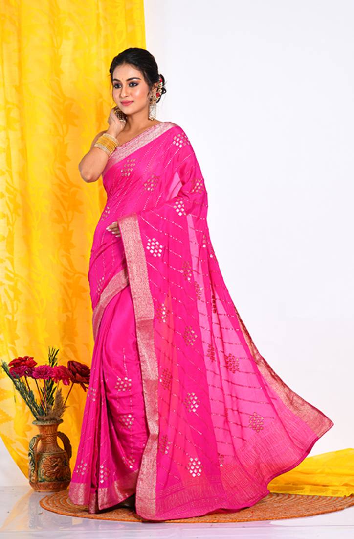 HEAVY EMBODIERY SAREE