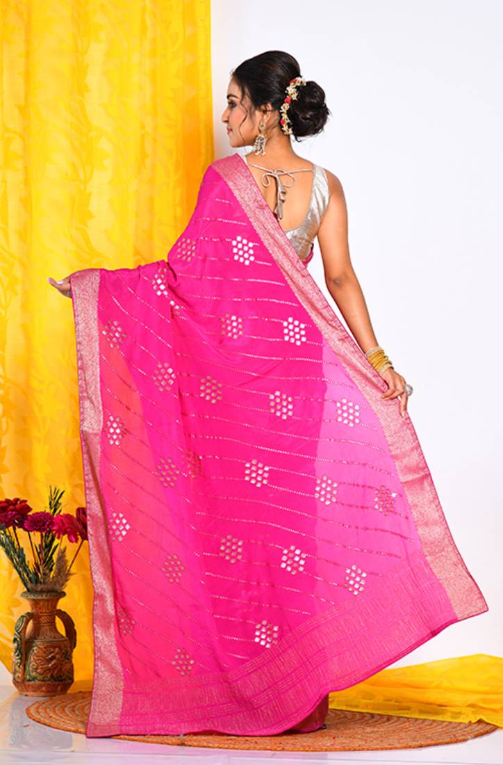 HEAVY EMBODIERY SAREE