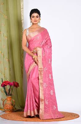 HEAVY EMBODIERY SAREE 1