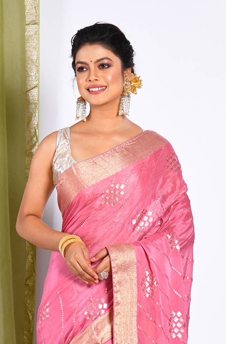 HEAVY EMBODIERY SAREE