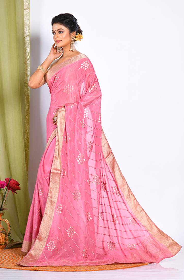 HEAVY EMBODIERY SAREE