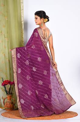 HEAVY EMBODIERY SAREE 4