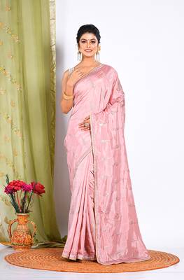 HEAVY EMBODIERY SAREE 1