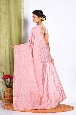 HEAVY EMBODIERY SAREE 4