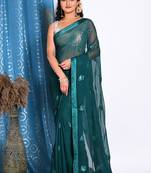 HEAVY EMBODIERY SAREE
