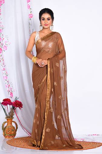 HEAVY EMBODIERY SAREE