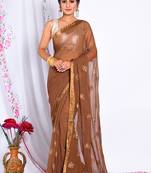 HEAVY EMBODIERY SAREE