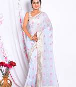 HEAVY EMBODIERY SAREE