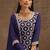 Navy Blue Festival Wear Georgette Sharara Suit For Women
