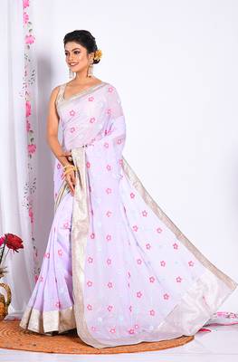 HEAVY EMBODIERY SAREE 3