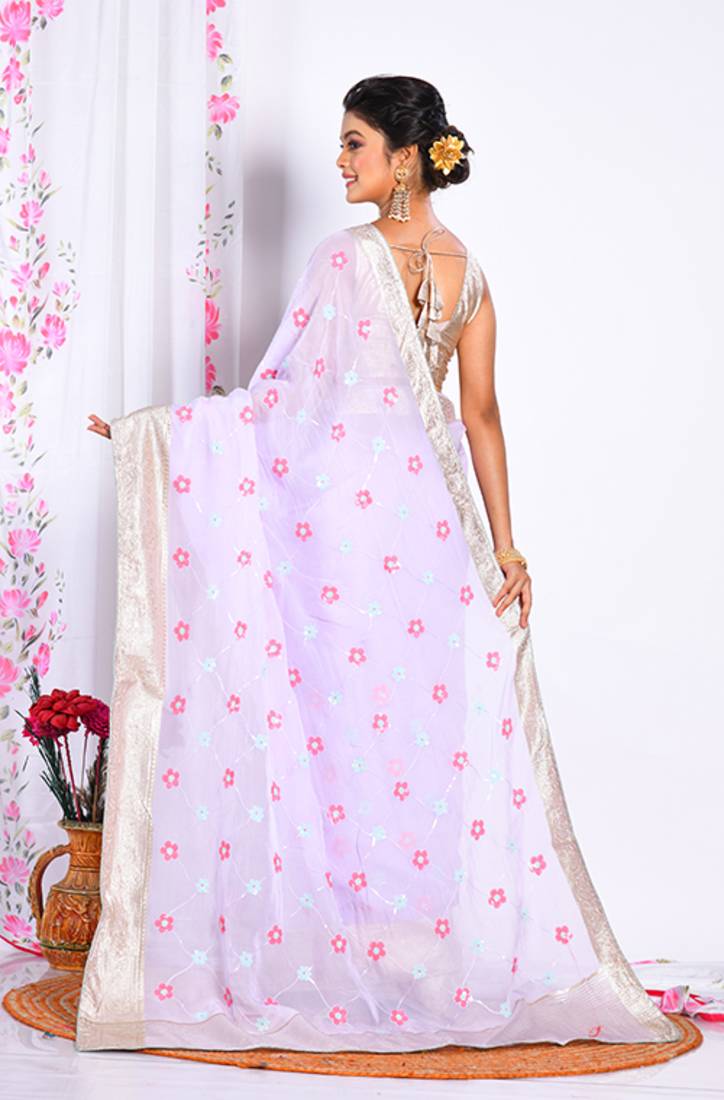 HEAVY EMBODIERY SAREE