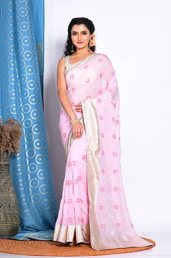HEAVY EMBODIERY SAREE