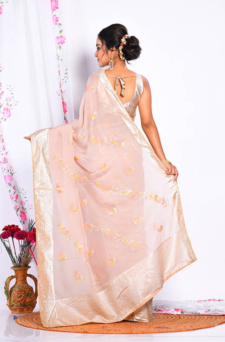 HEAVY EMBODIERY SAREE