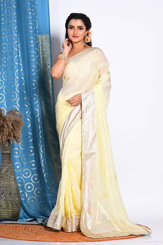 HEAVY EMBODIERY SAREE