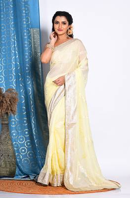 HEAVY EMBODIERY SAREE 1