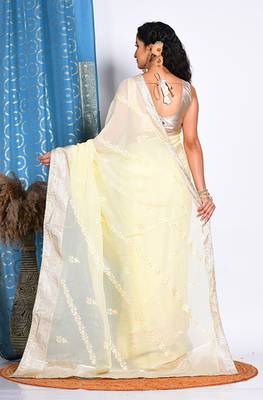 HEAVY EMBODIERY SAREE 4