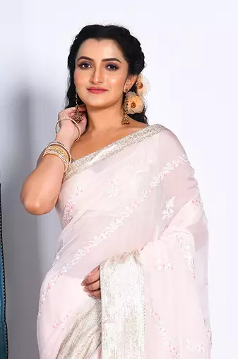 HEAVY EMBODIERY SAREE