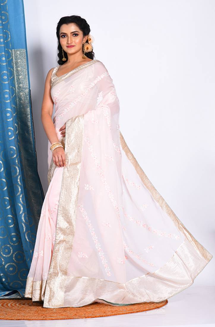 HEAVY EMBODIERY SAREE