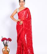 HEAVY EMBODIERY SAREE