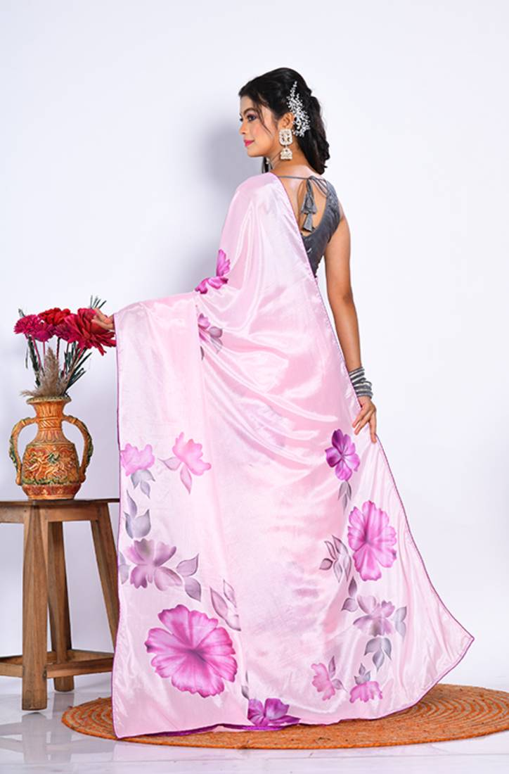 SEMI DIGITAL PRINT SAREE
