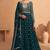 Teal Sequence Embroidery Festive Anarkali Suit