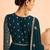 Teal Sequence Embroidery Festive Anarkali Suit