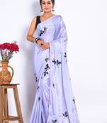 SEMI DIGITAL PRINT SAREE
