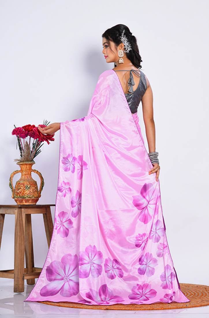 SEMI DIGITAL PRINT SAREE