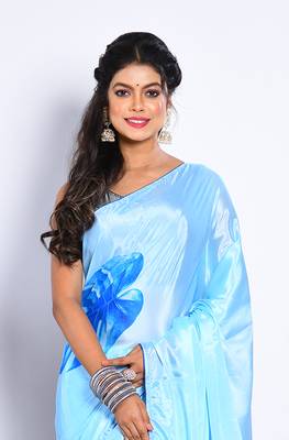 SEMI DIGITAL PRINT SAREE 2