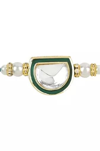 rakshabhandhan special kundan stone rakhi with roli chawal for bhaiya/brother/mens 