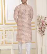Arruga stylish digital print sequins embroidery kurta pajama