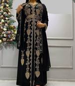 Black Nikaah Kaftan for Women